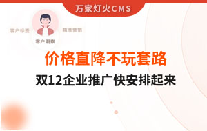雙12年終大促，價(jià)格直降不玩套路！抗疫三年終結(jié)束，企業(yè)推廣快安排起來~
